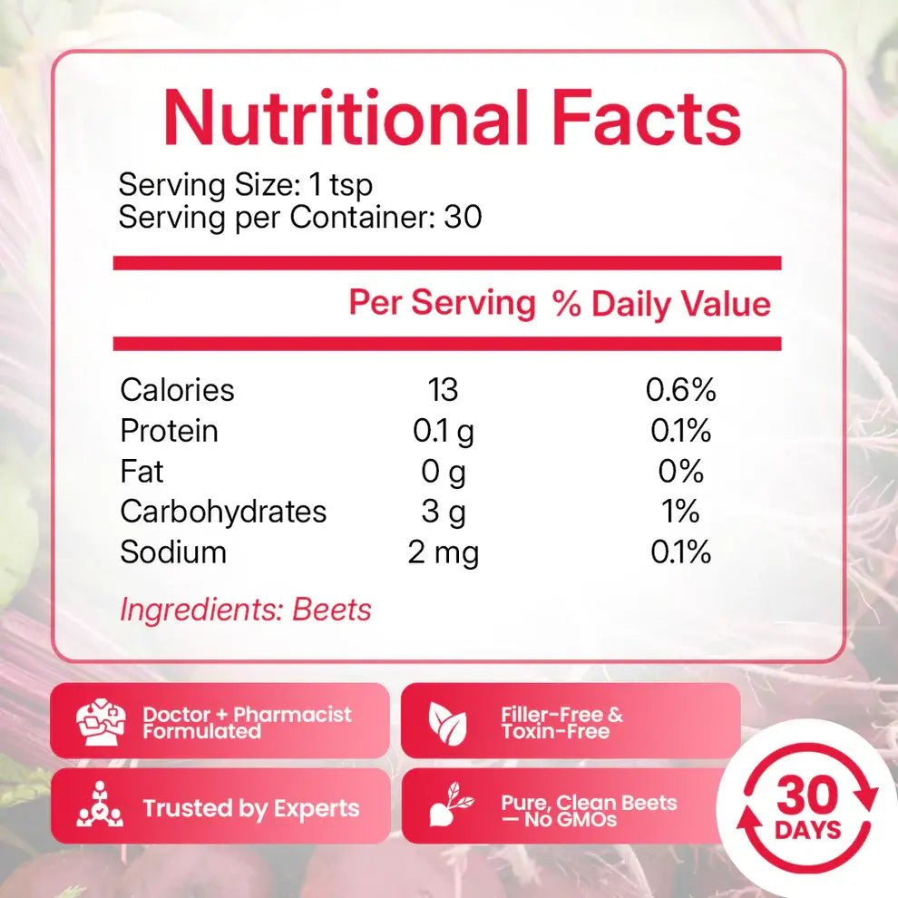 Veunline™ Natural Beet Root Powder